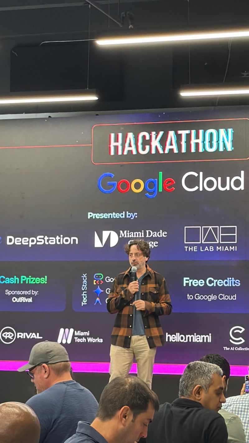 Google co-founder Sergey Brin at The LAB Miami